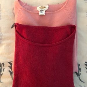 Clearance! 2 beautiful cashmere sweaters...